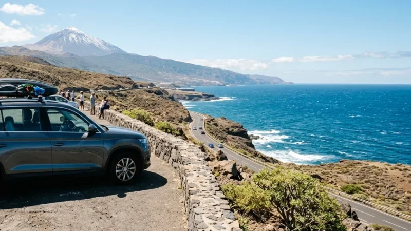 7-paikkaisen ja perheauton vuokraus Tenerife South Airportilla: Tila, hinnat ja lastenistuimet