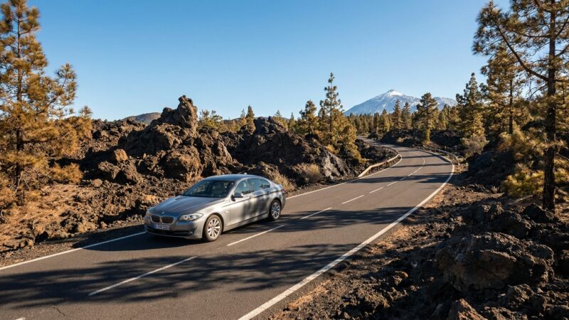 BMW 5-sarjalla ajaminen Teneriffalla: Kokemuksemme