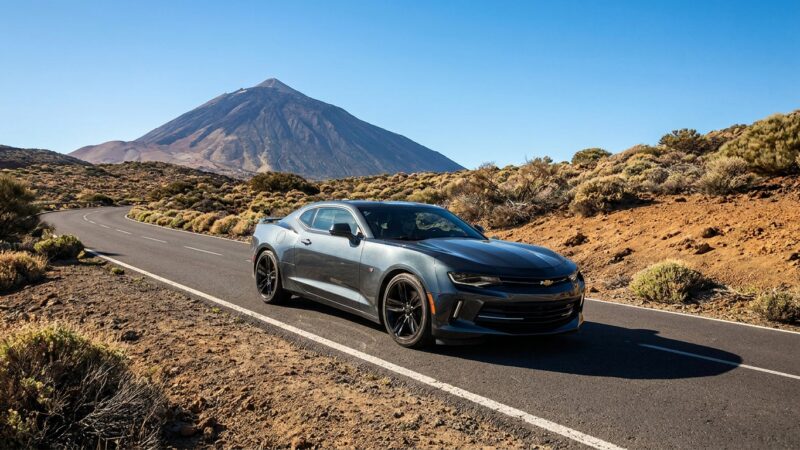 Chevrolet Camaro: Ajokokemus Teneriffan teillä