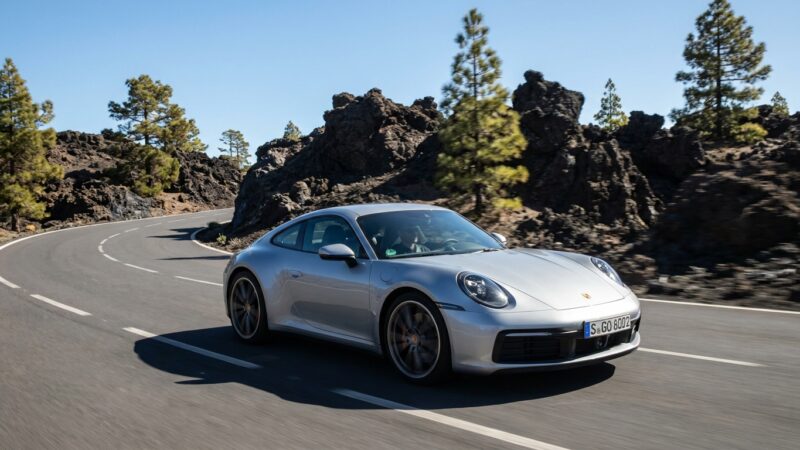Porsche 911 Carrera 4S ajokoe Teneriffalla