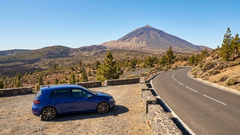 Volkswagen Golf R:n koeajo Teneriffalla